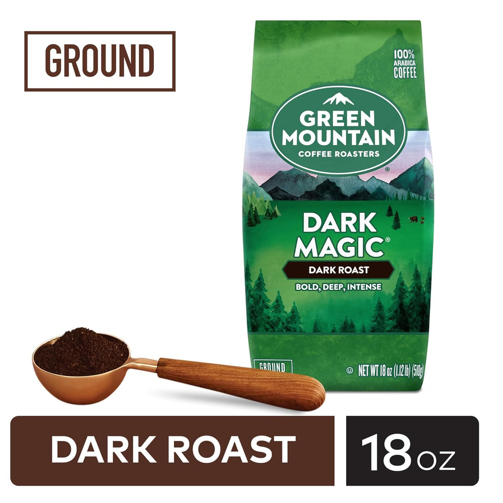 Dark Magic, Ground Coffee, Bagged 18 Oz