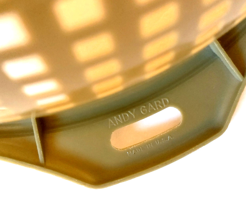 Vtg. Andy Gard Grammacore Avocado Green Plastic Seive Strainer