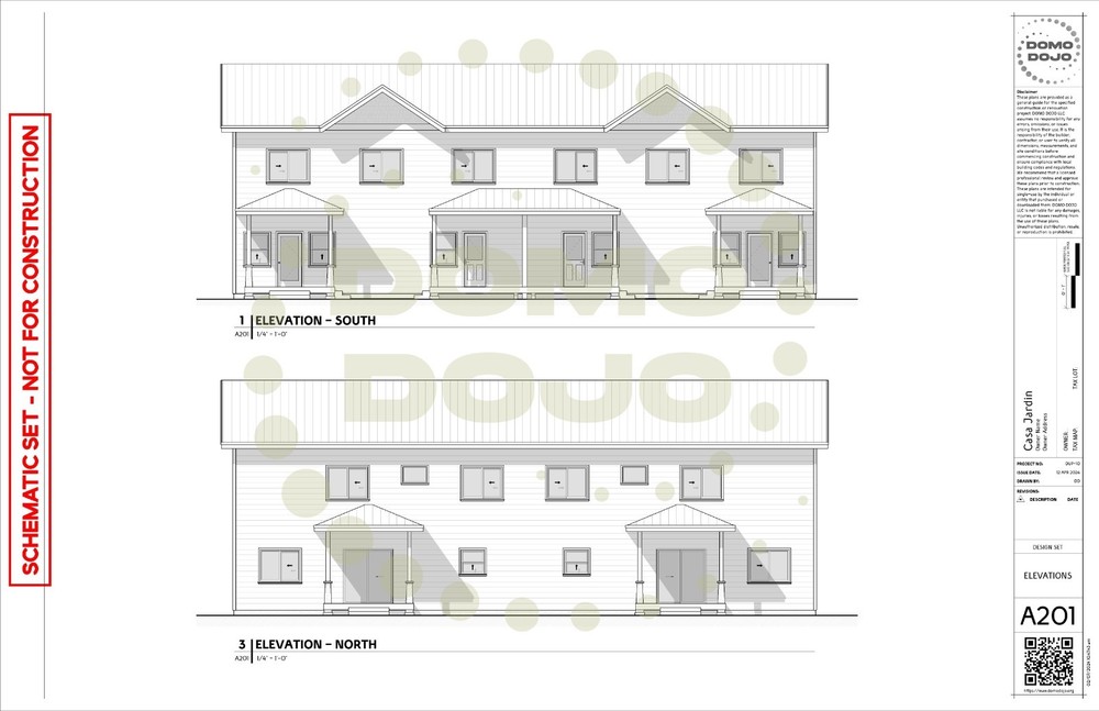 Casa Jardin Duplex Plans – PDF Downloadable Blueprint