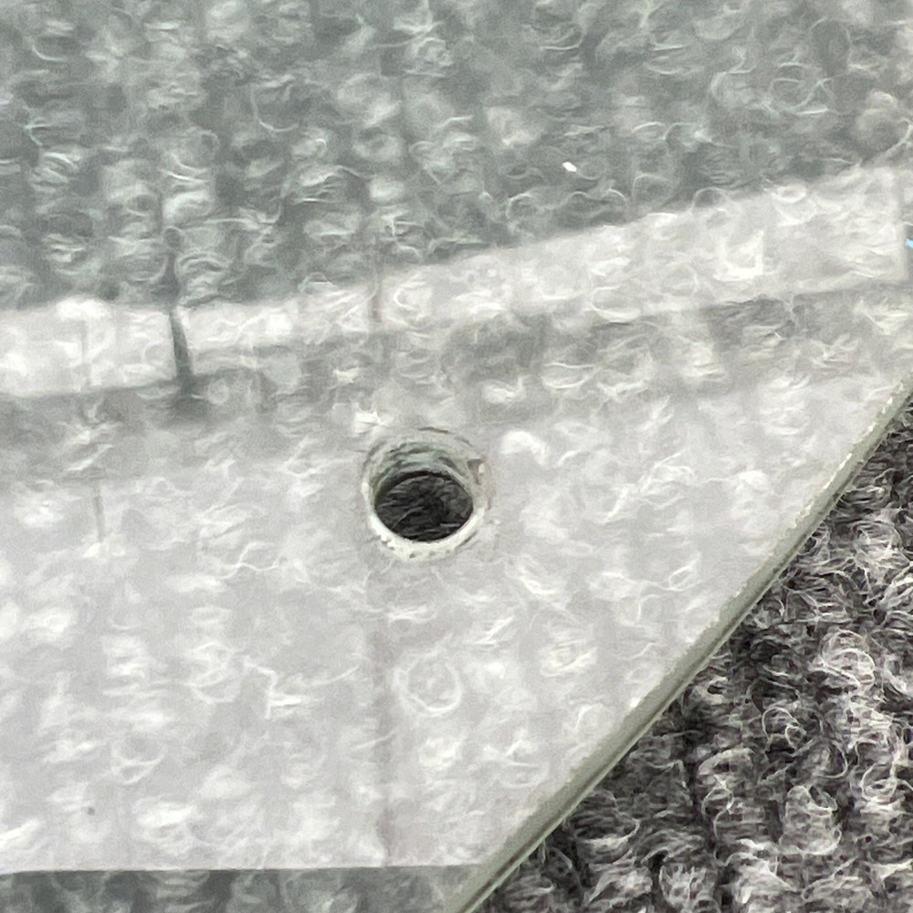 Optical Comparator Glass Face Plate 15-1/2" Diameter Used