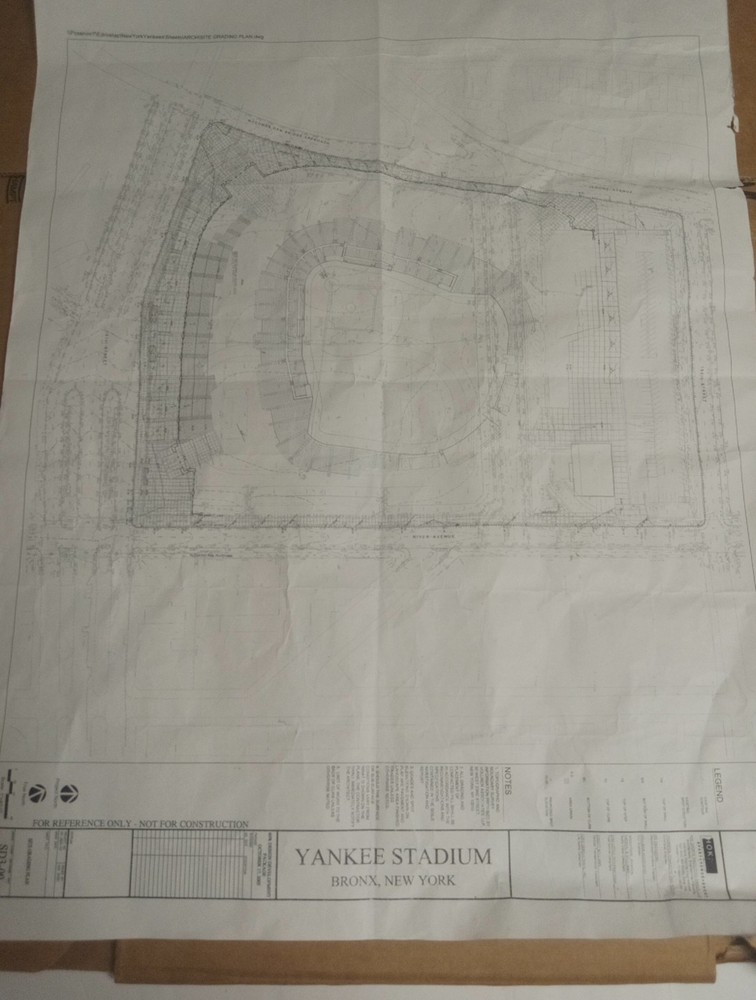 Yankee Stadium 2005 Site Grading Plan ("Blueprint")