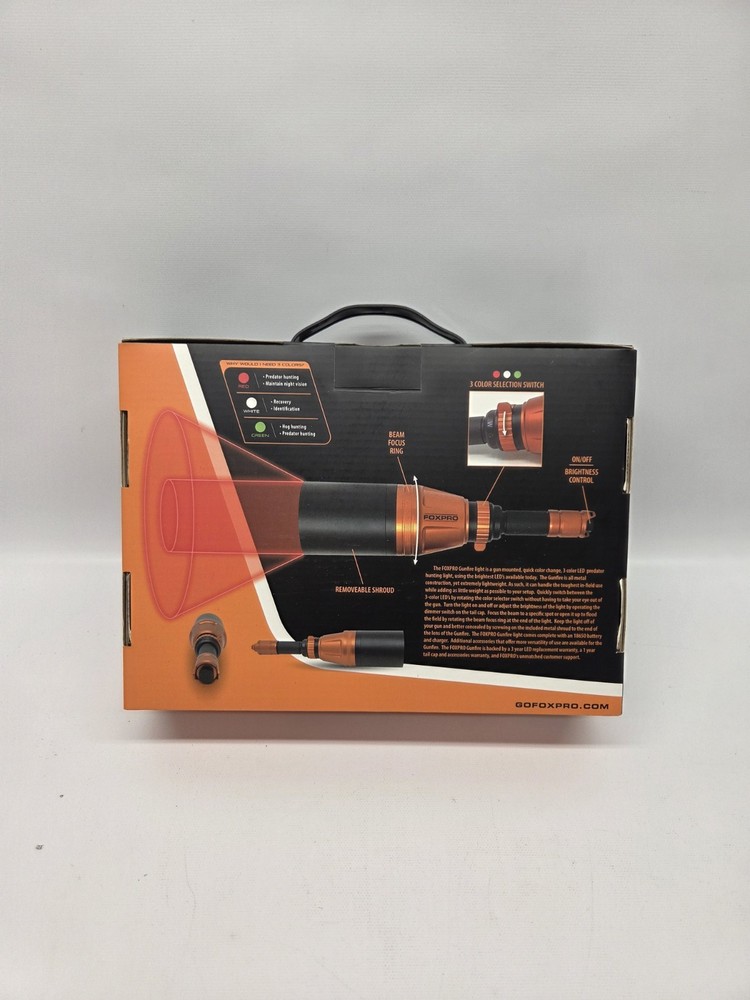 Foxpro Gunfire Gun Mounted Light Kit Red/White/Green