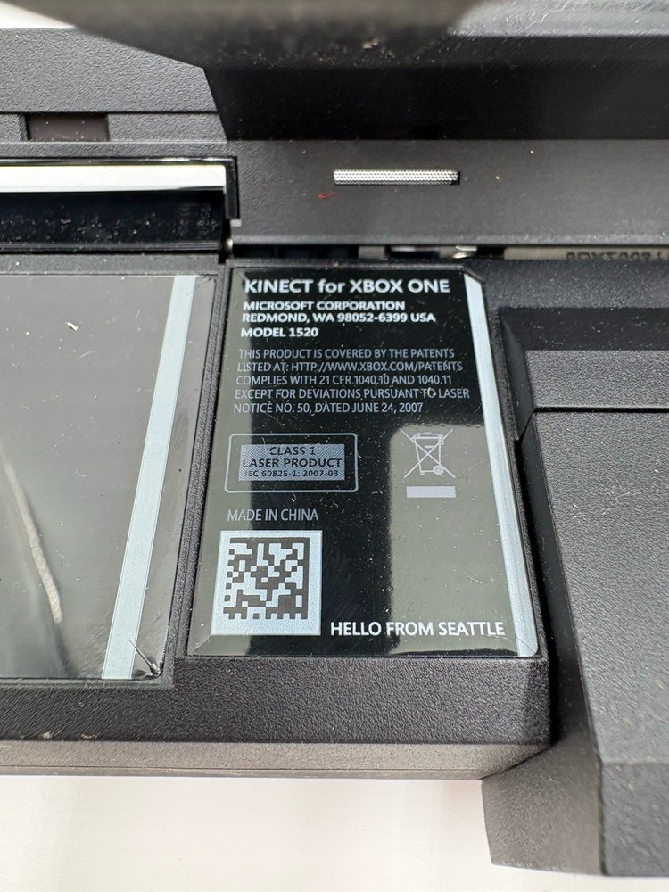 Microsoft Xbox One Kinect Camera Motion Sensor Bar Black Model 1520 Untested