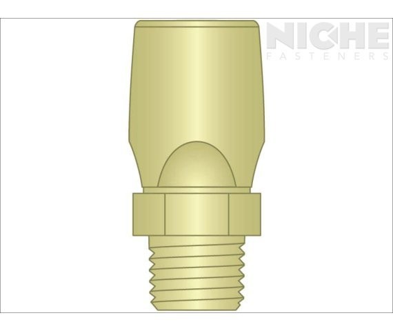 Grease Fitting Vent 1/8-27PTF CS ZC (4 Pieces)