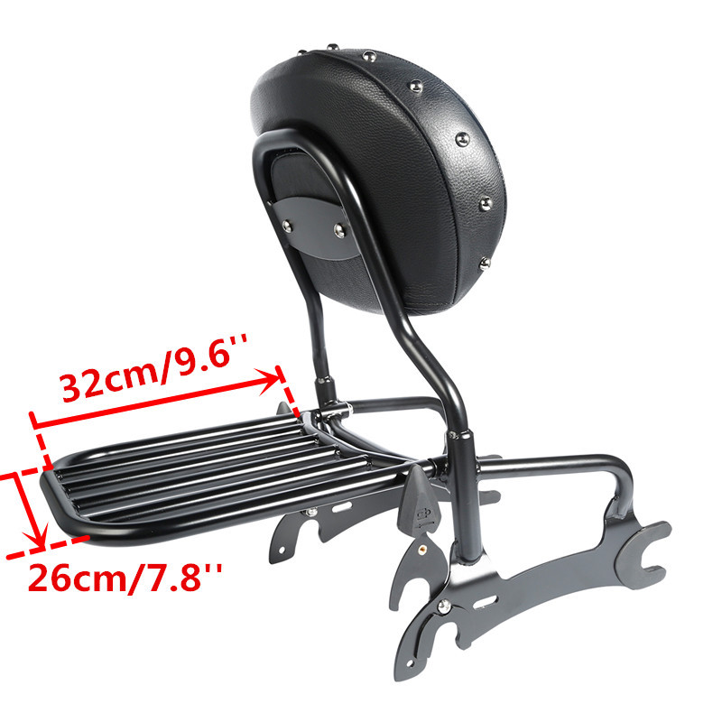 Fit For Indian Chieftain Limited 2017-2024 Backrest Sissy Bar Rack Mount Spools