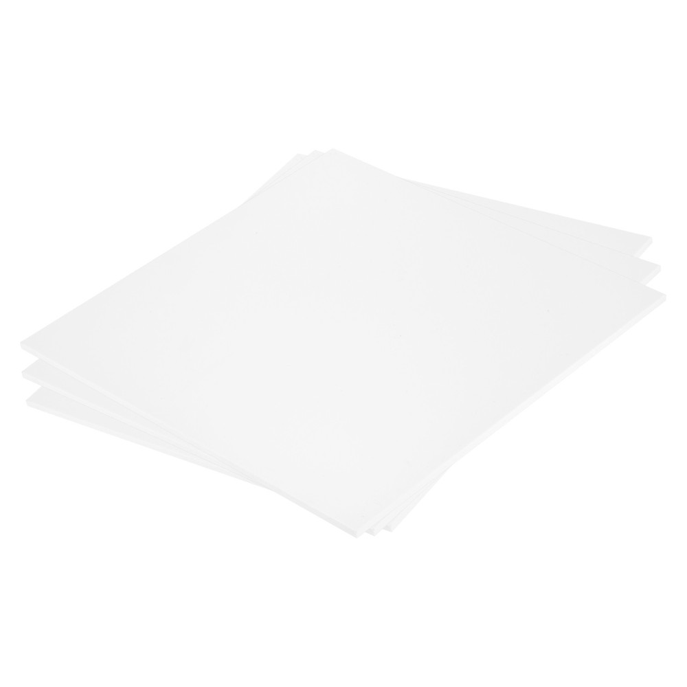 ABS Plastic Sheet 10 x 10 x 0.16" ABS Styrene Sheets White 3 Pcs