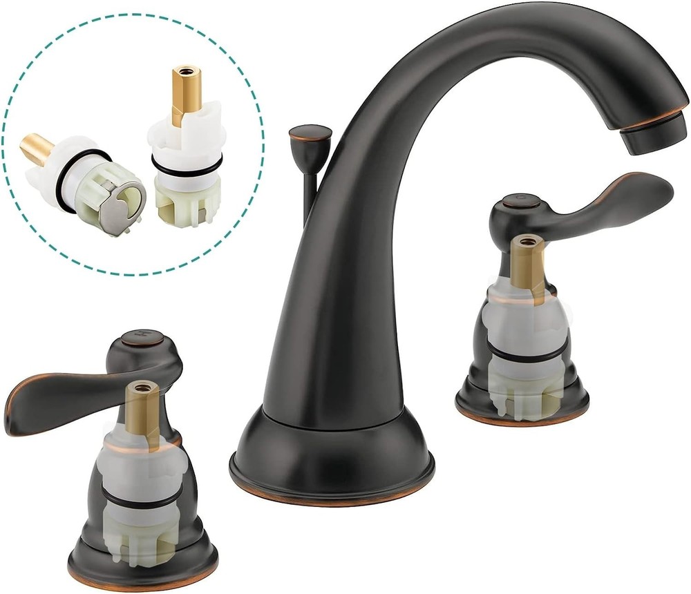 Faucet Stem Replacement Kit - Keep Your 2 Handle Faucet Running Smoothly, 2 Pack
