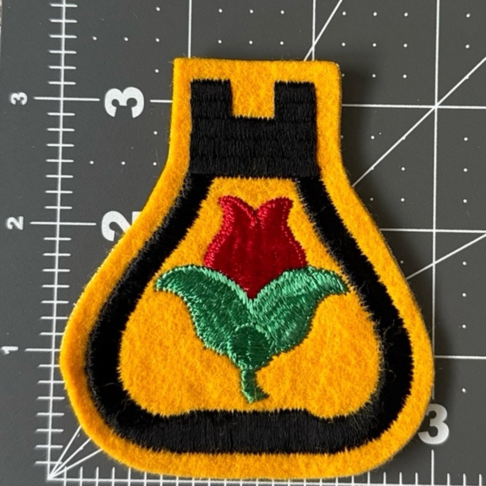 WW2 24th Cavalry Division Felt Patch Ver 2 - #1150b