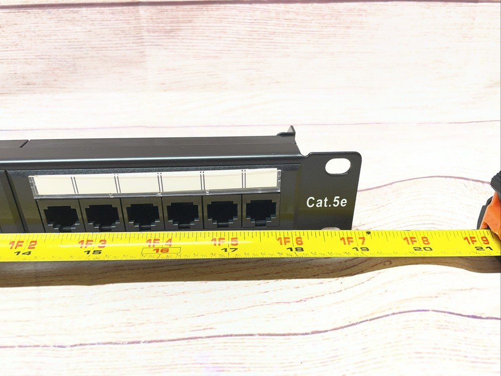 Cat6 Panel 24 Port with Keystone RJ45 Network Panel 19 Inch