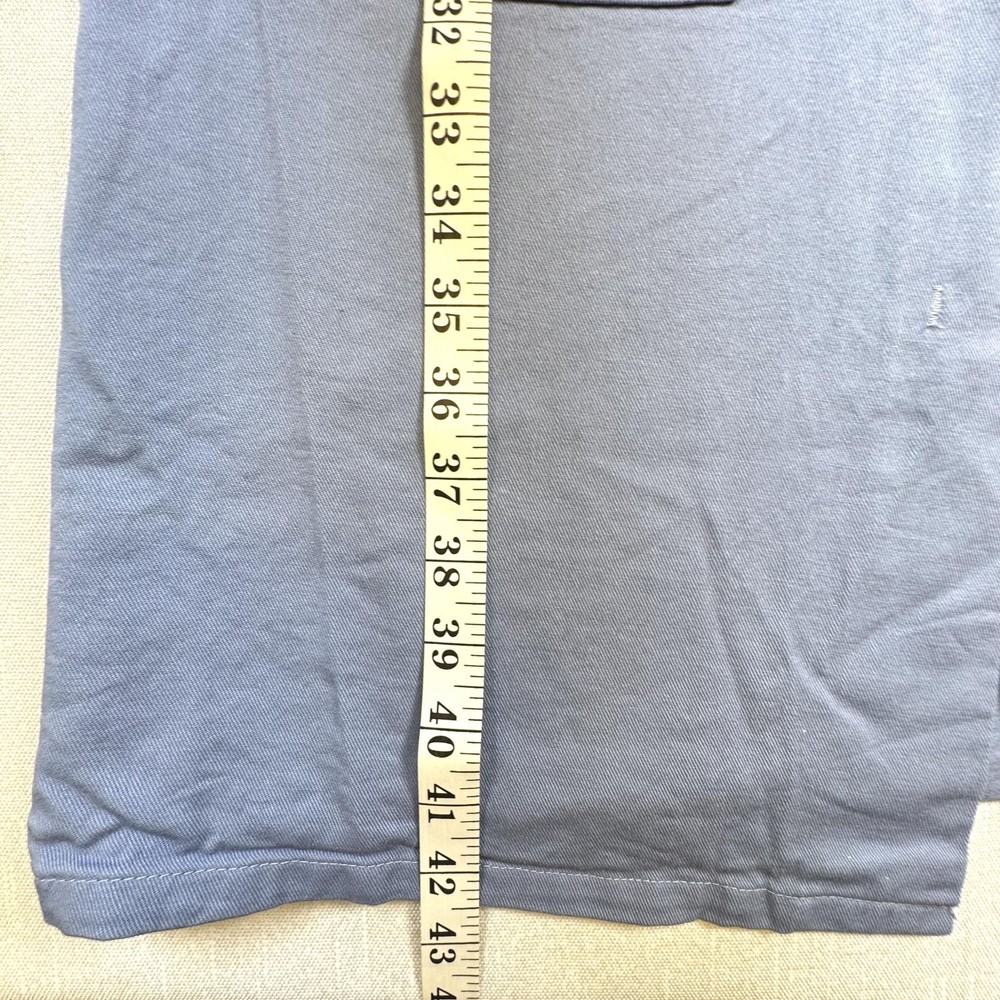 Bulwark Lab Coat Mens Large Blue Flame Resistant FR Cotton Workwear Button Front