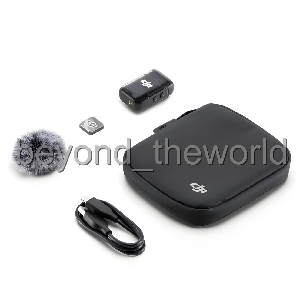 DJI Mic 2 Transmitter Wireless Microphone YouTube, V-log Shadow Black ⭐Tracking⭐