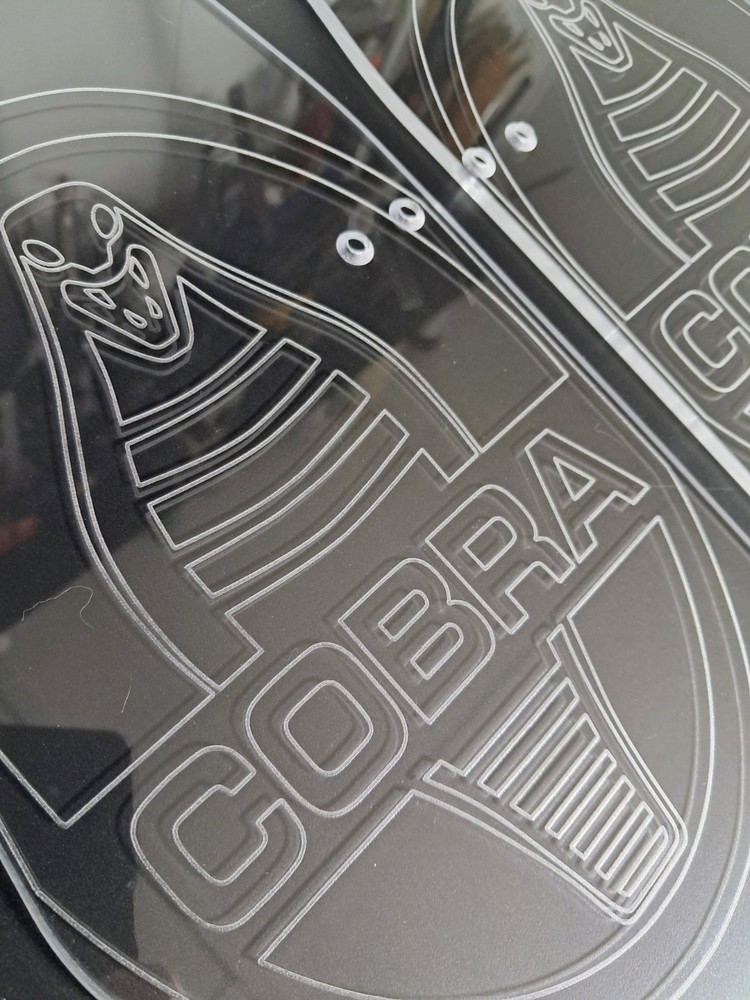 New Custom Shelby Cobra / Factory Five/Replacement Windwings *CLASSIC LOGO ETCH*