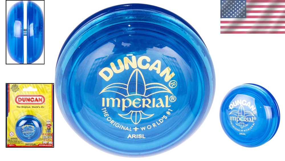 Durable Blue Imperial Yo-Yo - Perfect for Beginner Tricks and Learning