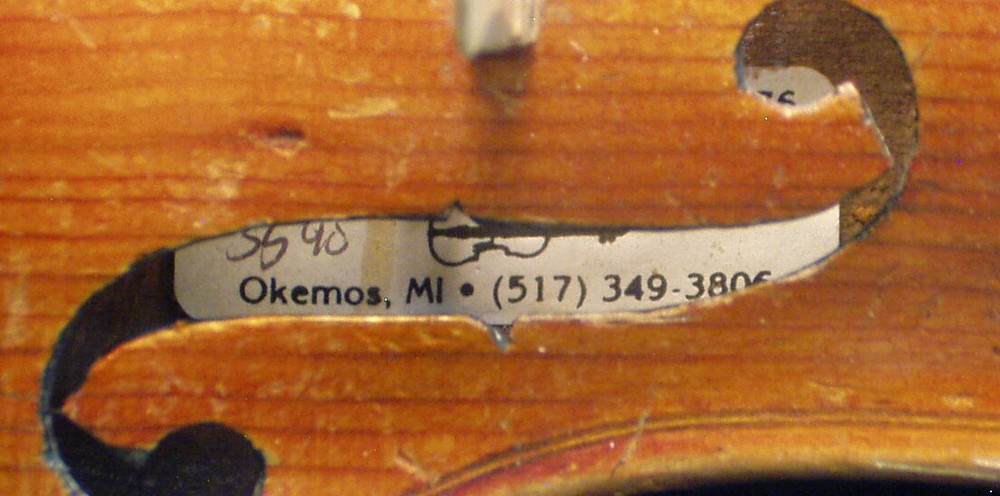 Vintage 1/2 size German violin