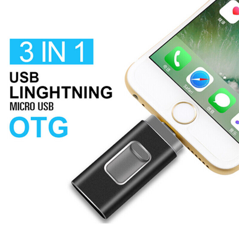512GB 32GB USB Flash Drive External Storage Memory Stick For iPhone iPad Android