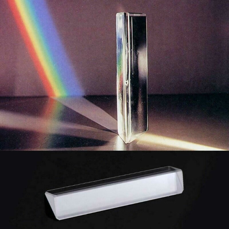 Triangular Prism Rainbow Prisma Crystal Photographic Physics Light Experiment