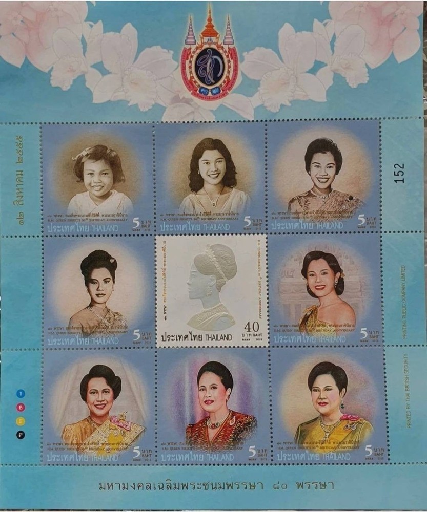Sheet  :  H.M  Queen Sirikit's 80 Birthday Aniversary