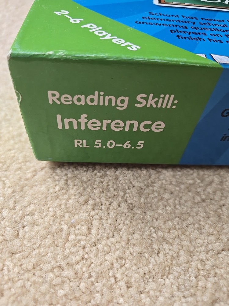 Inference School Days Board Game, Learning Well Educational Reading, Homeschool