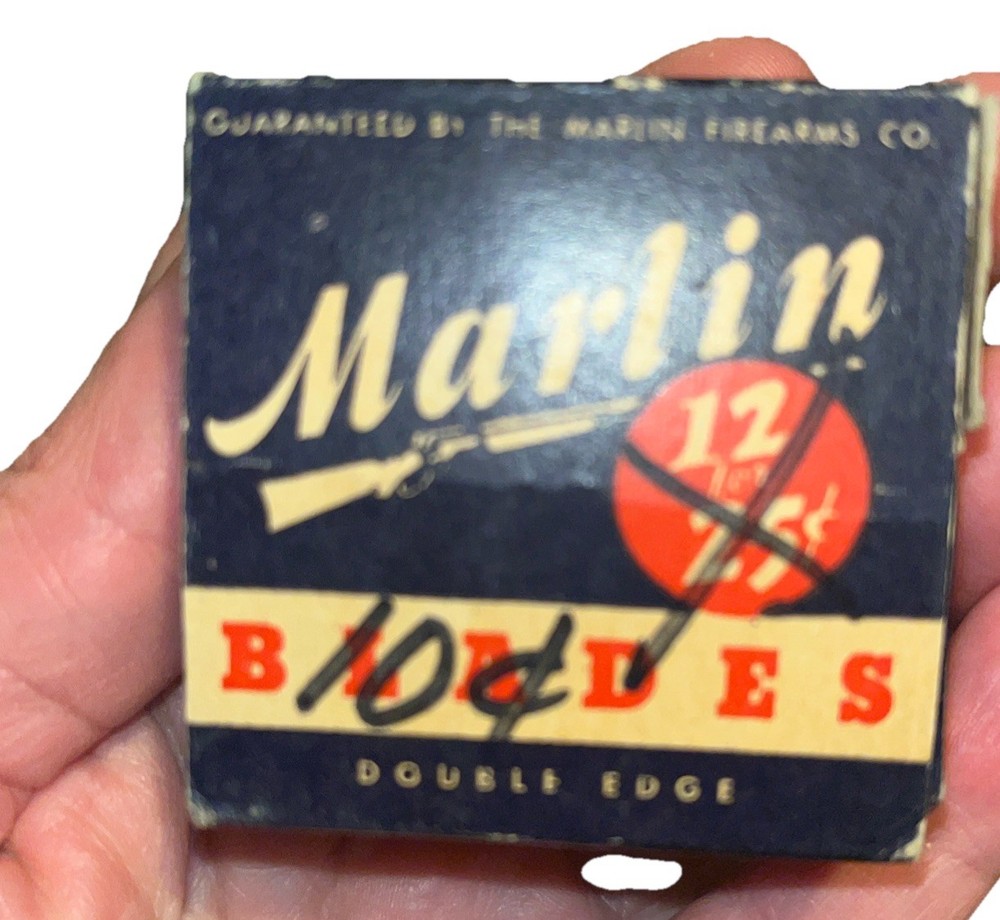 Vintage Marlin Firearms Co. Double Edge Box