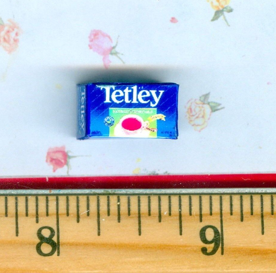 Dollhouse MINIATURE Size Tea Box - # T
