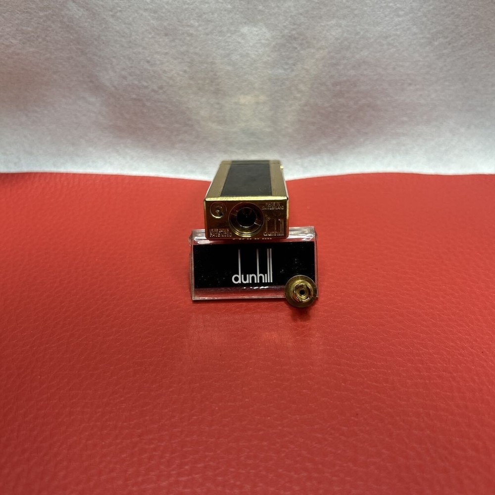 Overhauled Dunhill Rollagas lighter Black Gold without box