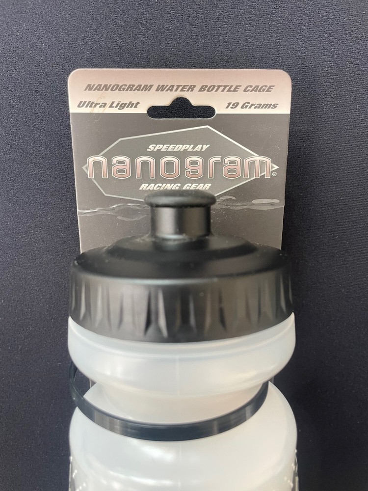 Speedplay Nanogram water bottle cage & water bottle, NEW