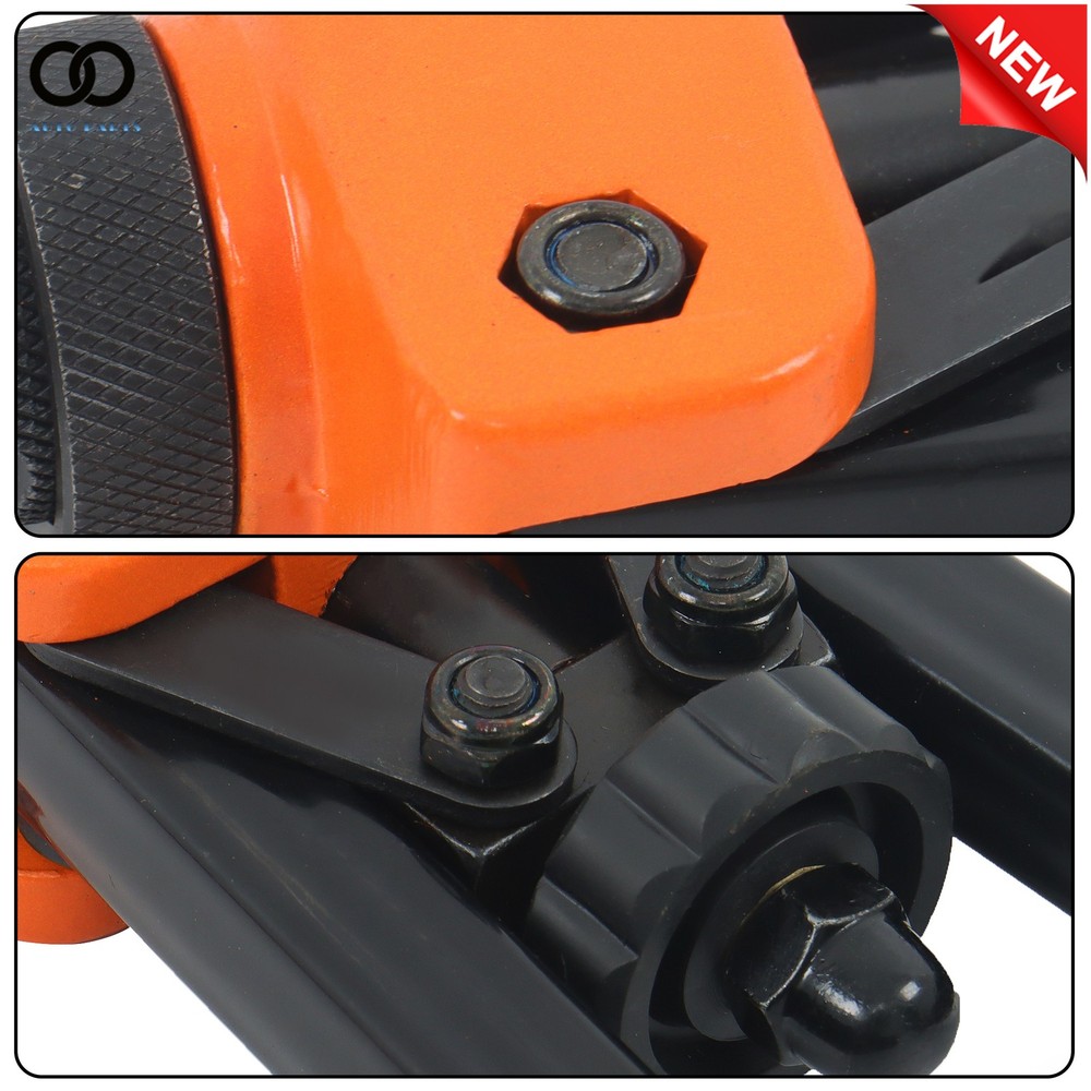 70 Pack Rivet Nuts Tool 14" Hand Riveter with 7PCS interchangeable mandrels