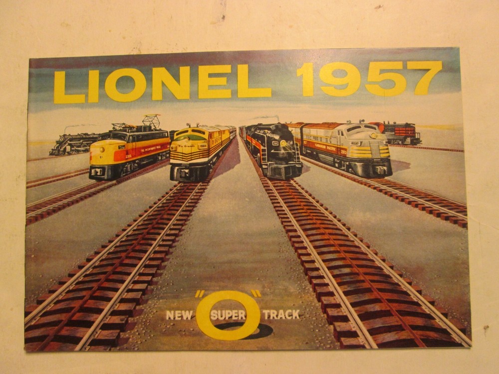 Original Lionel Model Train Catalog 1957