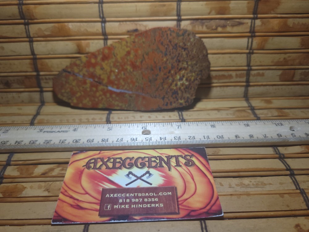AXECCENTS/POPPY JASPER/AGATE/LAPIDARY/APJ6640