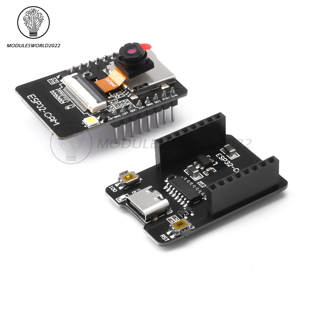 ESP32-CAM-MB WIFI Bluetooth Development Board OV2640 Camera CH340 Micro/Type-C