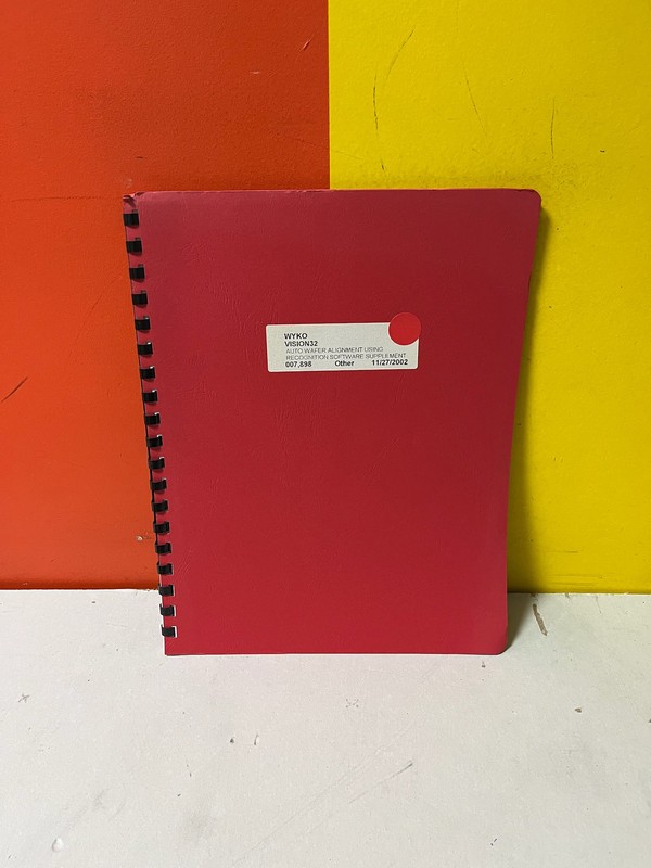 Veeco VISION32 Automatic Wafer Alignment using Pattern Recognition Software