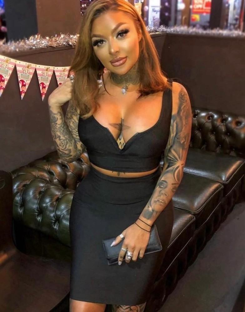 Black bandage Co-ord
