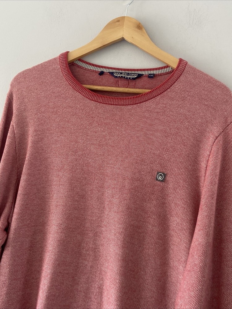 Duck & Cover Jumper 2xl Red Men’s Pullover