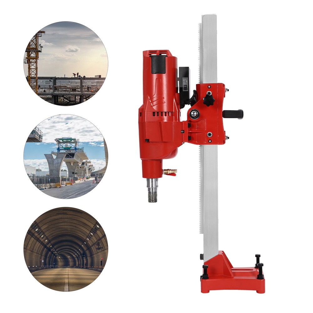 Concrete Core Drill Rig Diamond Core Drill Machine 4250W 500RPM Rust-proof Drill