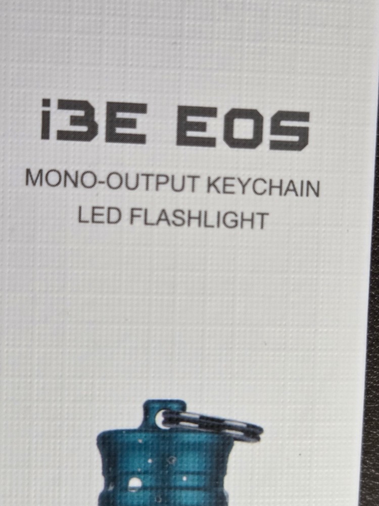Olight I3E EOS 19th Anniversary Edition Keychain Flashlight