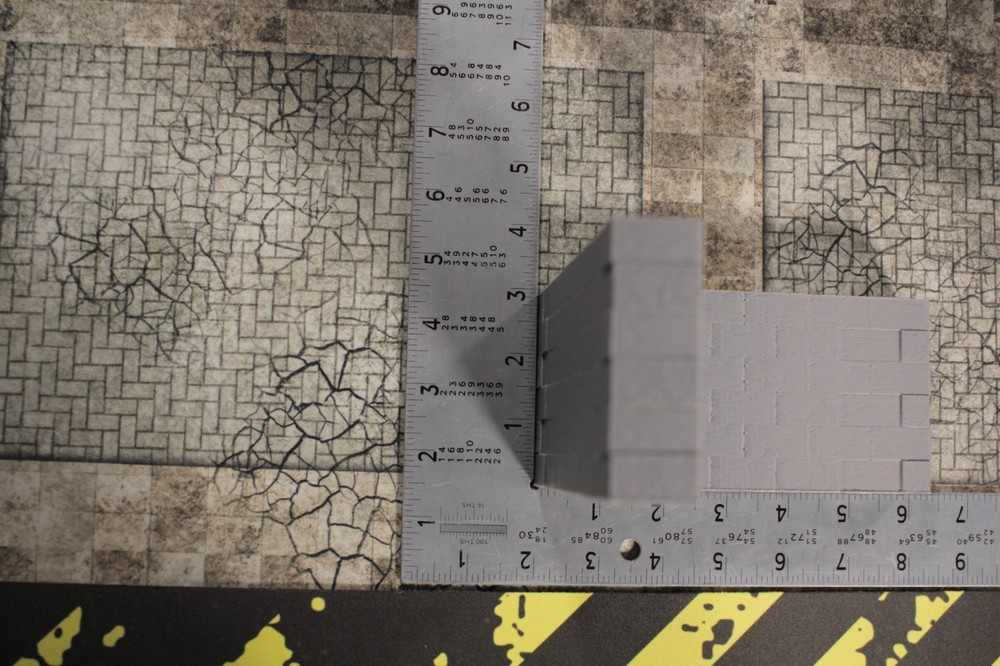 Modular Corner Walls, 40k, D&D, wargaming terrain