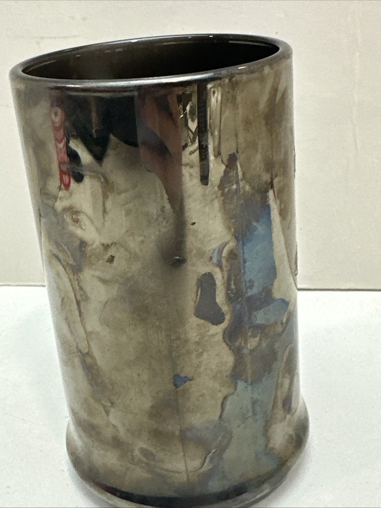 Etched Mirror Silver Fade Hershey Plant Mug