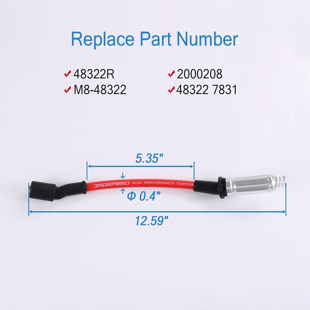 High Performance Spark Plug Ignition Wire for 2000-2009 Chevy GMC V8