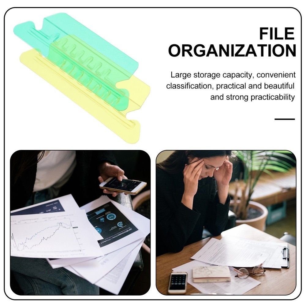 20 Pcs File Folder Tabs Hanging Labels and Inserts Files Folders