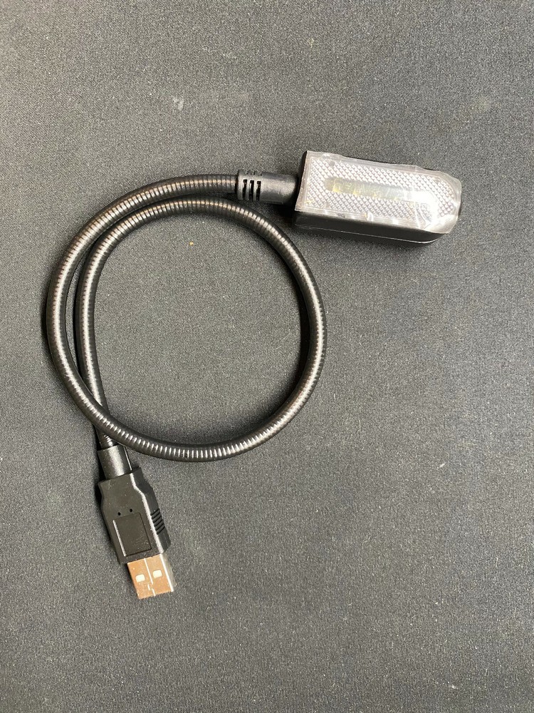 2 x LED USB Mini Keyboard Light Night Flexible Reading Lamp For Notebook Laptop