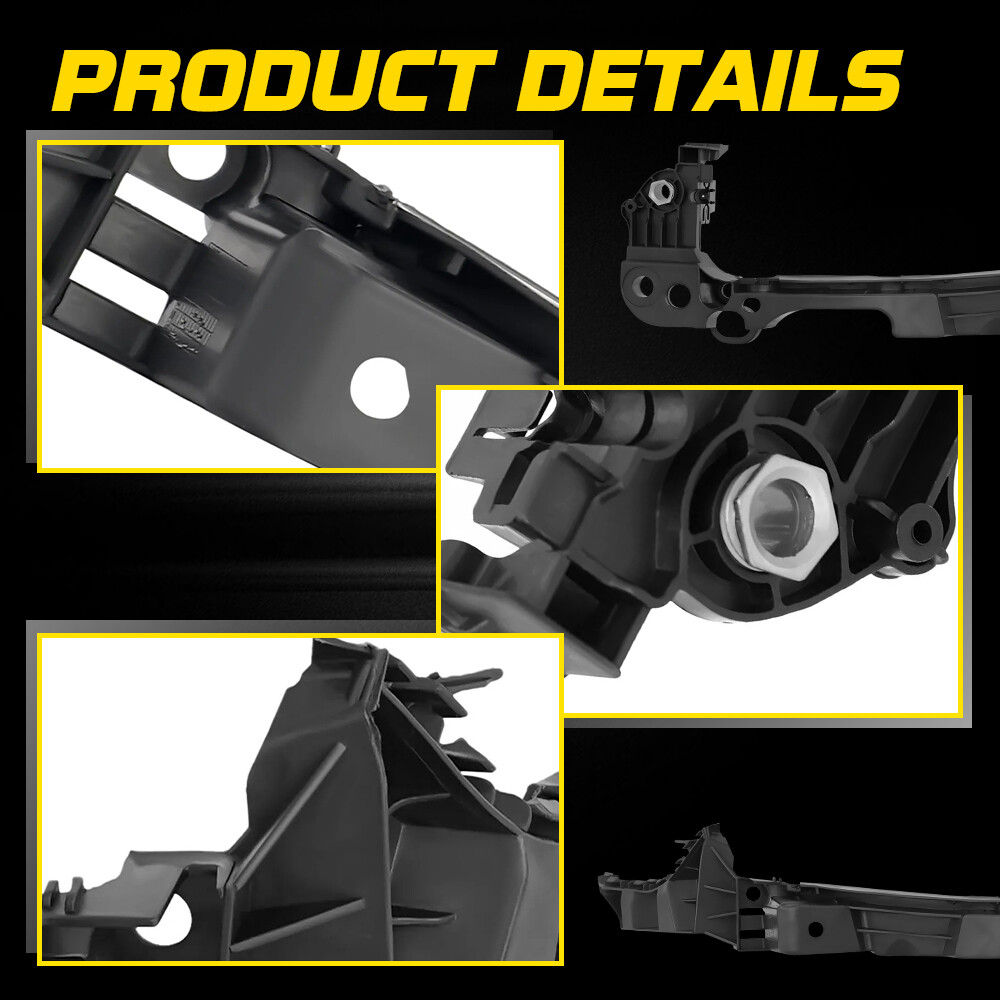 Fit For 2009-2013 VW Golf GTI MK6 Front Headlight Guide Support Bracket Set of 2