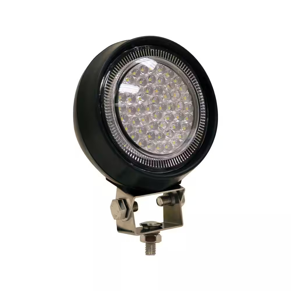 5 In. LED Sealed Rubber 36 W Utility Flood Light, Clear