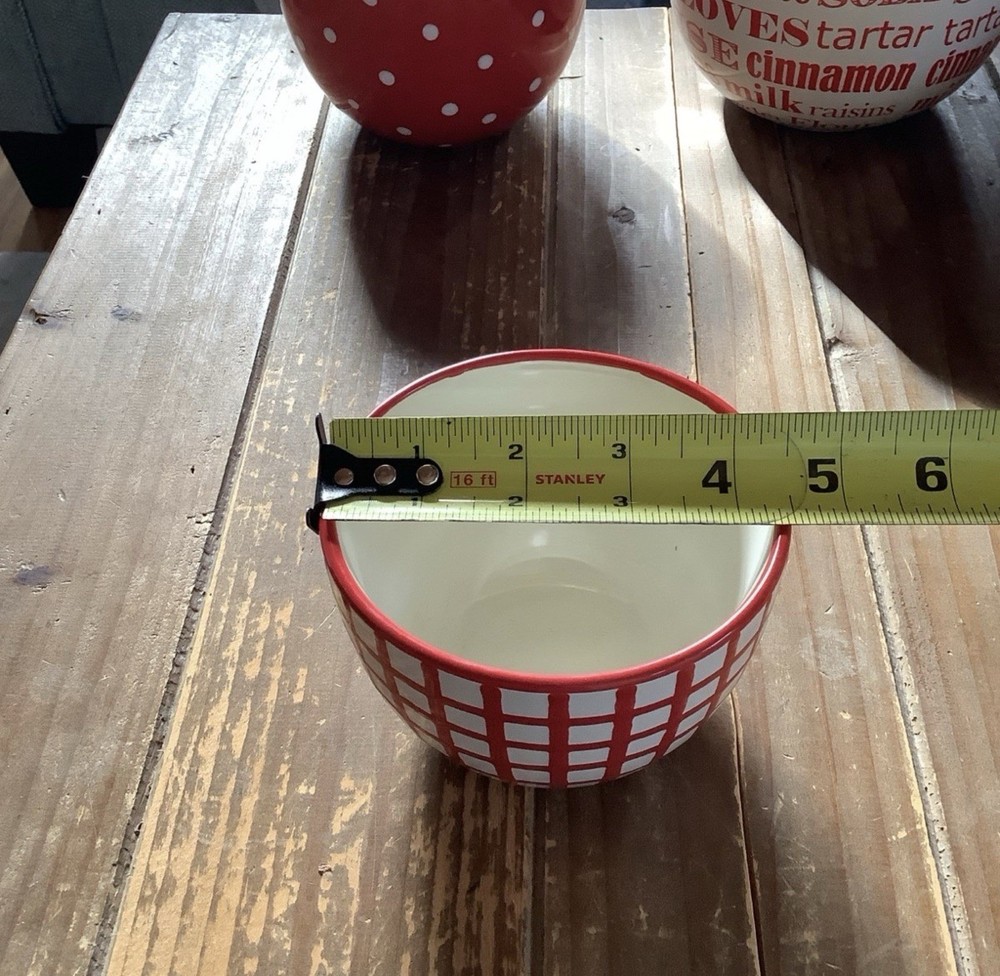 Red Mixing Bowl Set