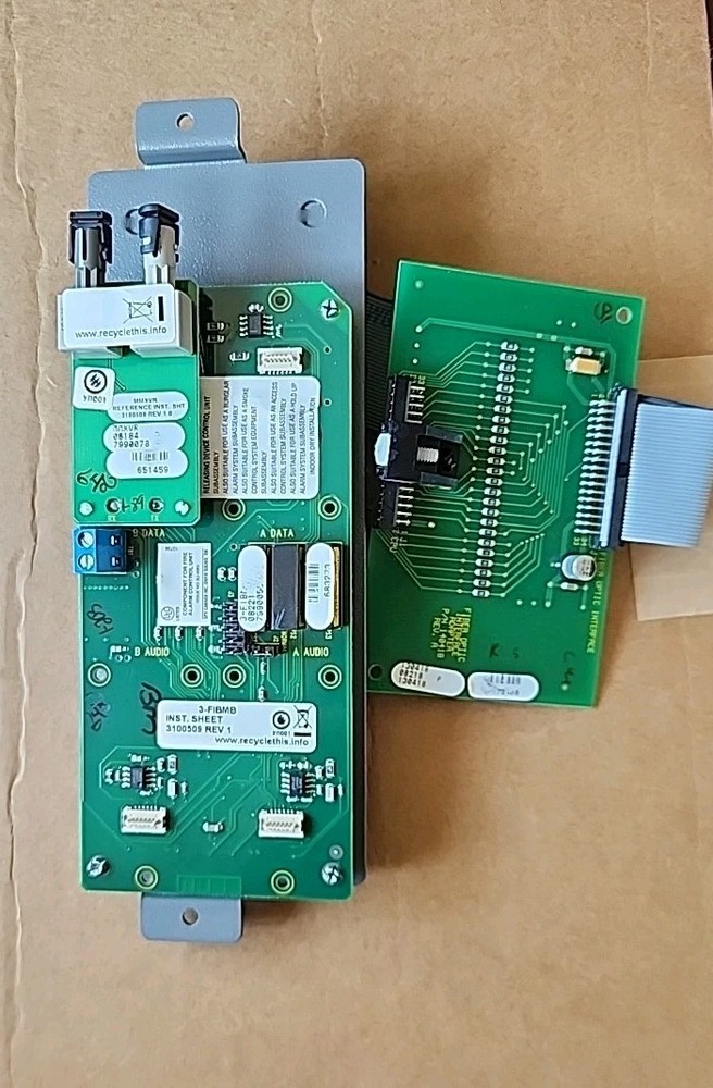 Edwards 3-FIBMB Fiber Optic Communications Interface. Bench Tested