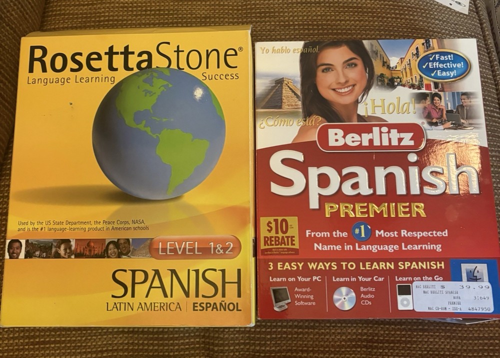 Learn Spanish (Rosetta Stone, Berlitz Learning System)