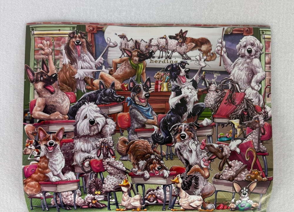 MCCARTNEY 2015 Dog Wall Callender - PRO PLAN - Illustrated - Used