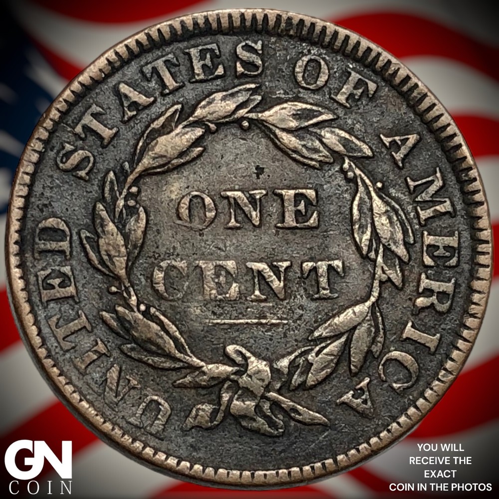 1835 Coronet Head Large Cent M5245