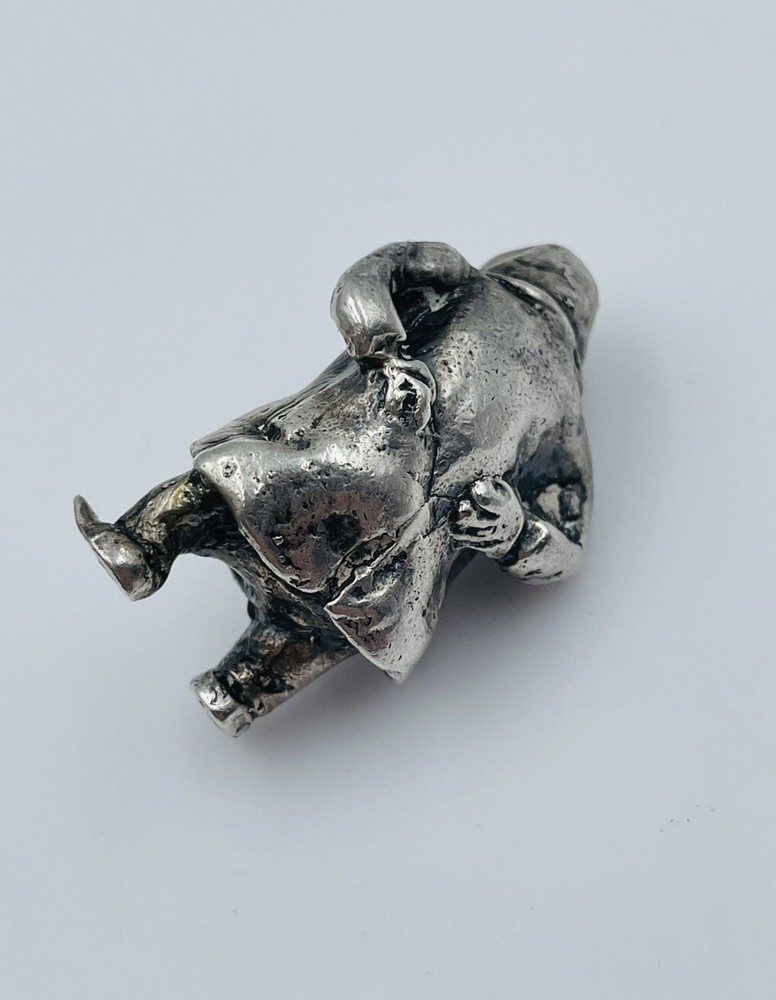 Edmund Lanier Vintage Solid Sterling Silver Wind in the Willows Mole Figurine