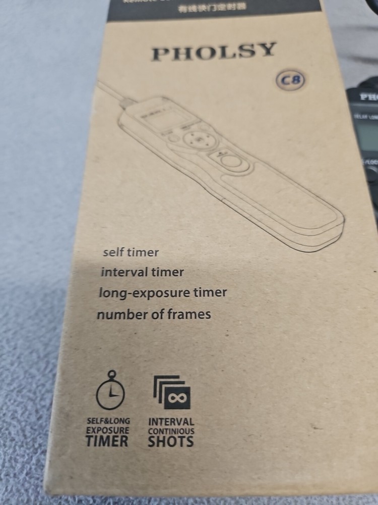 Pholsy Remote Control With Digital Timer (T2)