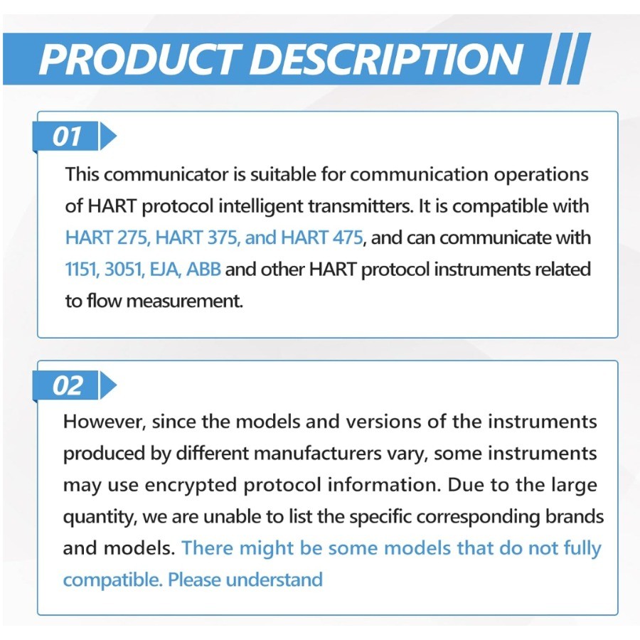 Hand-held Field Communicator Hart 475 Protocol Smart Transmitter for Calibration